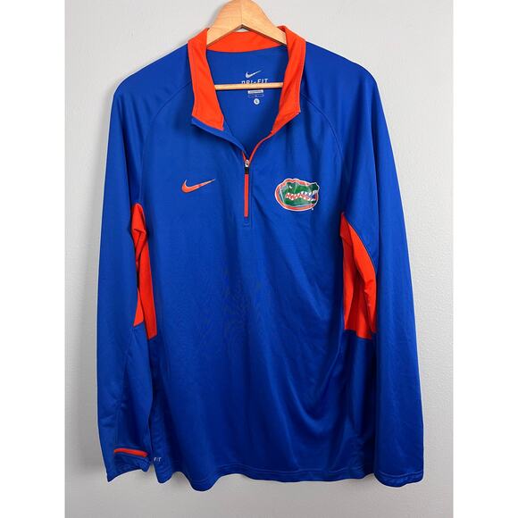 Nike Florida Gators‎ Mens L Elite Dri-FIT Pullover Jacket NCAA Sideline Football - Picture 2 of 10